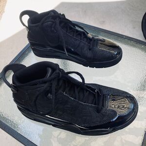 Air Jordan Dub Zero Triple Black Size 6Y Sneakers